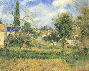 Camille Pissarro Pang plans Schwarz garden Sweden oil painting artist